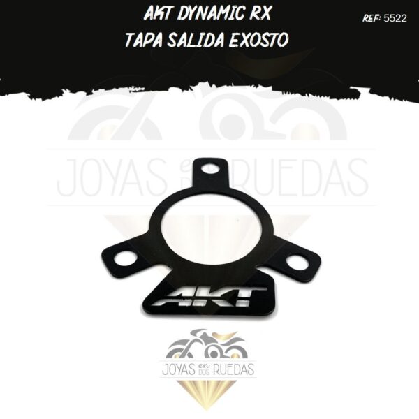 piezas akt dynamic rx tapa salida exosto