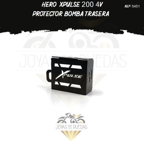partes Hero Xpulse 200 4V protector bomba trasera