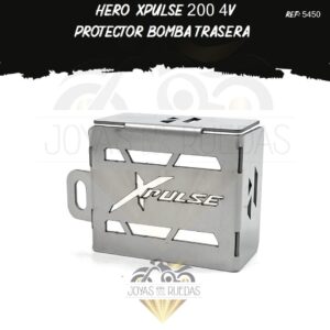 Hero Xpulse 200 4V lujos protector bomba trasera