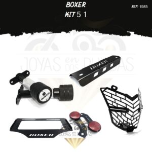 Boxer kit porta placa protector farola sliders tragaluz
