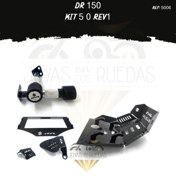 DR 150 kit pechera quilla sliders mordaza