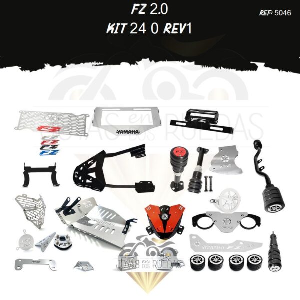 FZ 2.0 kit slider tubular barra estabilizadora