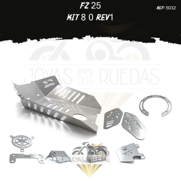 FZ 25 kit posapie protector arranque pechera quilla