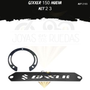 Gixxer 150 nueva kit lujo tapa tanque lamina lateral
