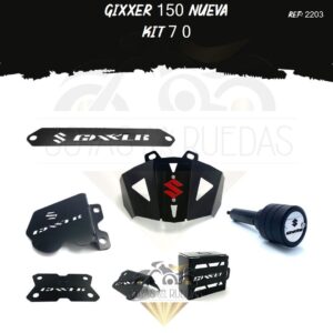 Gixxer 150 nueva kit mordaza lujo cupula g acutrax T