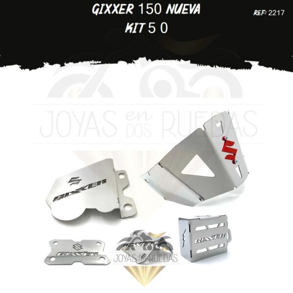Gixxer 150 nueva kit lujo cupula g mordaza acutrax T