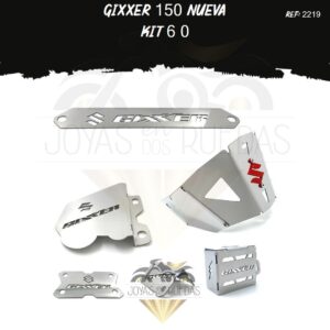 Gixxer 150 nueva kit mordaza acutrax T lujo cupula g