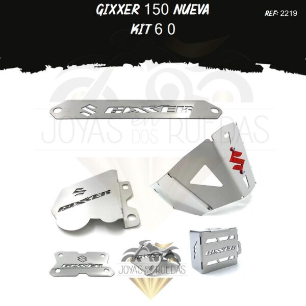 Gixxer 150 nueva kit mordaza acutrax T lujo cupula g