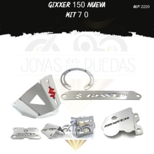 Gixxer 150 nueva kit mordaza lujo tapa tanque acutrax T