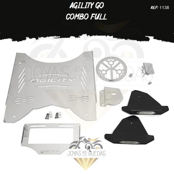 Agility Go kit mordaza piso protector bomba delantera