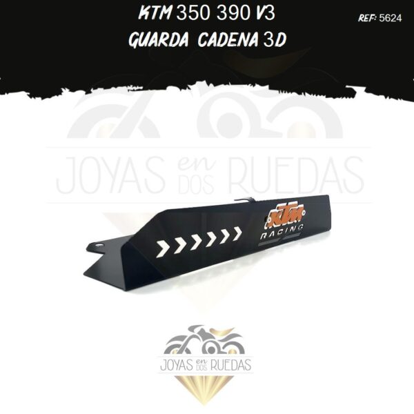 piezas KTM 350 390 V3 Guarda cadena 3D
