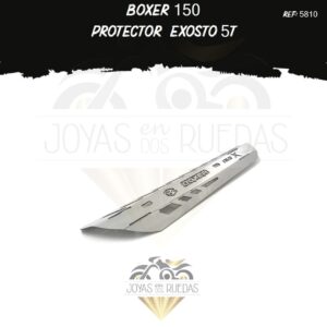 moto Boxer 150 protector exosto 5t