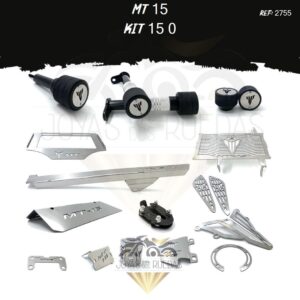 MT 15 kit lujo pata gato protector radiador cupula TR2