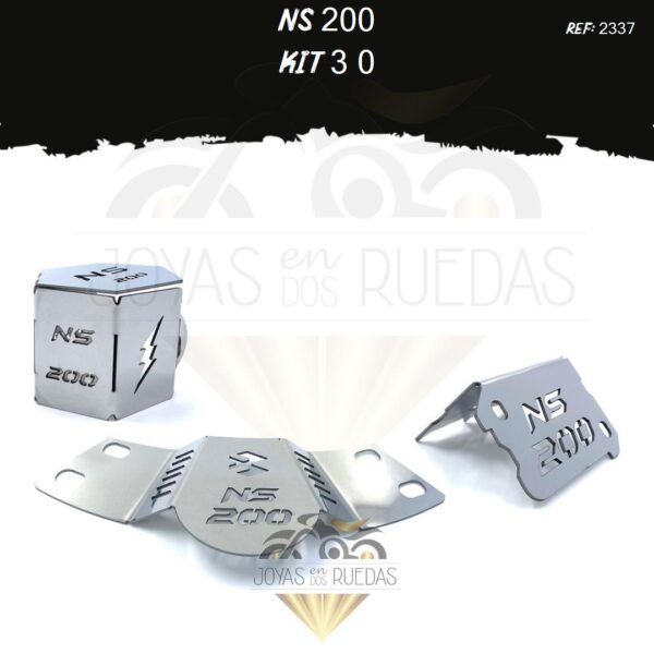 NS 200 kit acutrax grande protector bomba trasera
