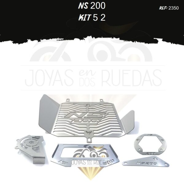 NS 200 kit lujo tapa tanque protector radiador