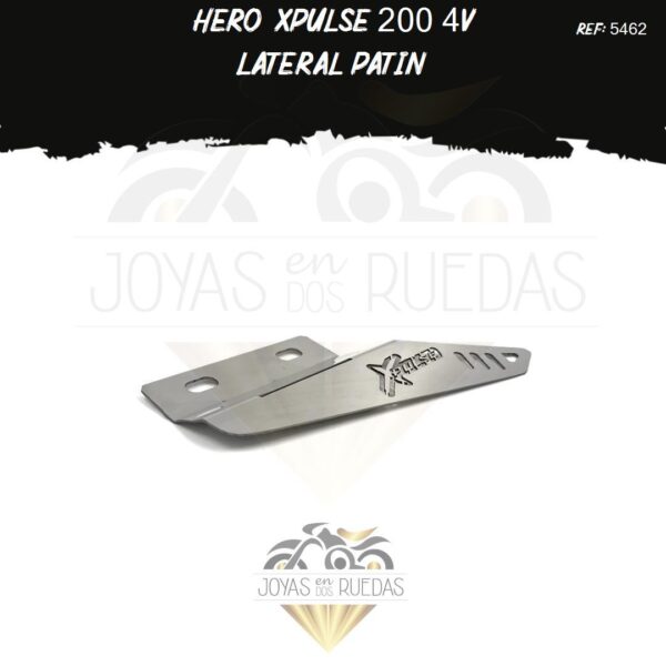 motos Hero Xpulse 200 4V lateral patin