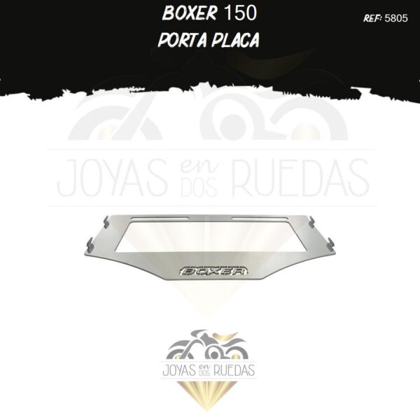 portaplaca articulo Boxer 150
