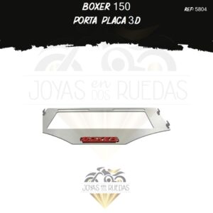 lujo Boxer 150 portaplaca 3D
