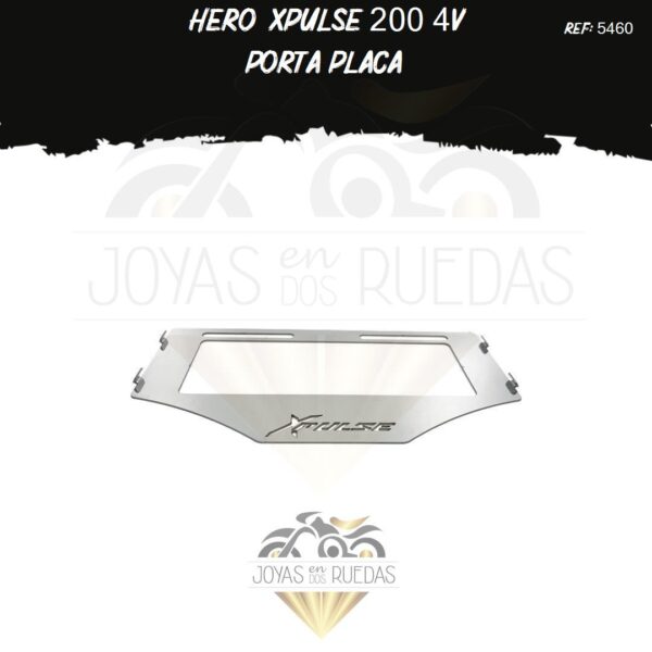 accesorios Hero Xpulse 200 4V portaplaca