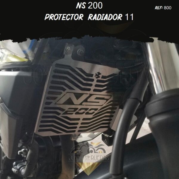partes NS 200 protector radiador