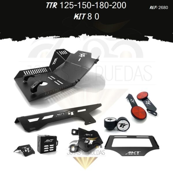 TTR 125-150-180-200 kit Spools Sliders eje pechera quilla