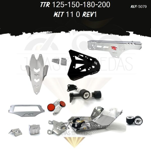 TTR 125-150-180-200 kit protector bomba delantera