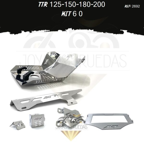 TTR 125-150-180-200 kit porta placa