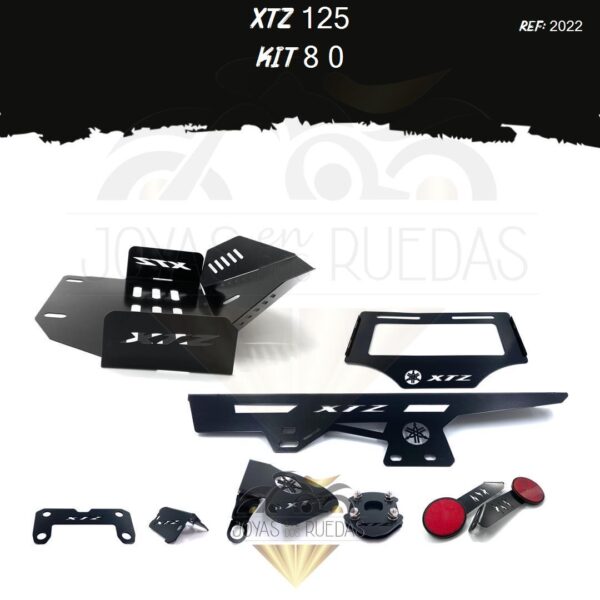 XTZ 125 kit acutrax p mordaza protector bomba delantera