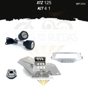 XTZ 125 kit sliders lujo pata gato pechera quilla