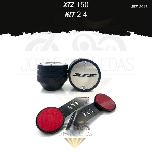 XTZ 150 kit Spools Sliders eje tragaluz