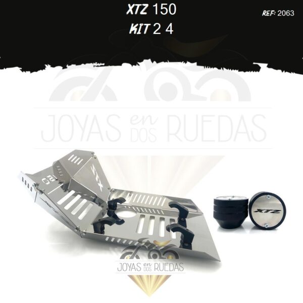 XTZ 150 kit Spools Sliders eje pechera quilla