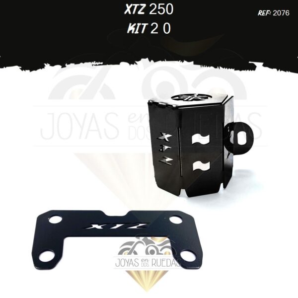 XTZ 250 kit acutrax p protector bomba trasera