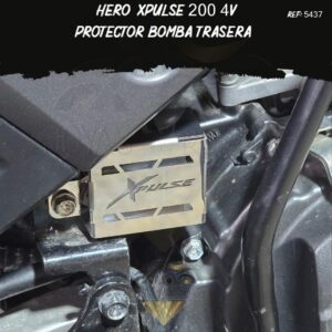 moto Hero Xpulse 200 4V protector bomba trasera