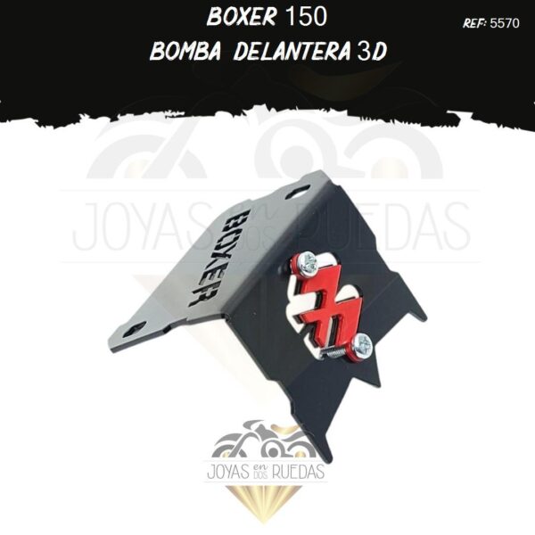 moto Boxer 150 bomba delantera 3D