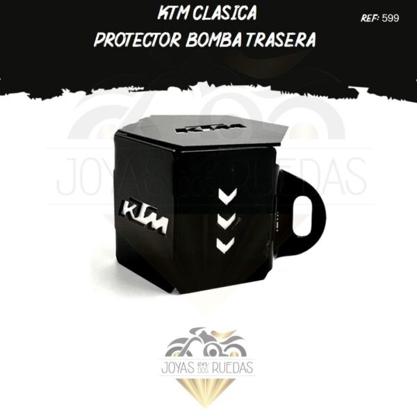partes KTM clasica protector bomba trasera