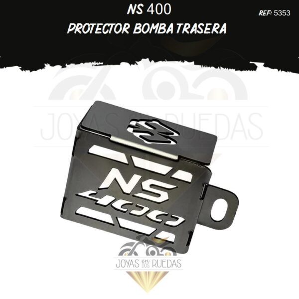 partes NS 400 protector bomba trasera