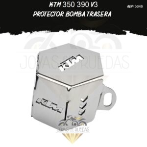 moto KTM 350 390 V3 protector bomba trasera