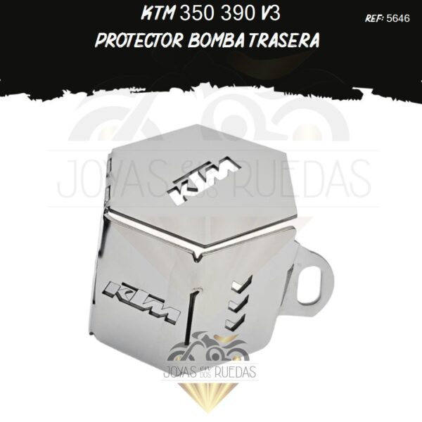 moto KTM 350 390 V3 protector bomba trasera