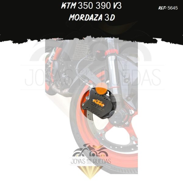 parte KTM 350 390 V3 mordaza 3D