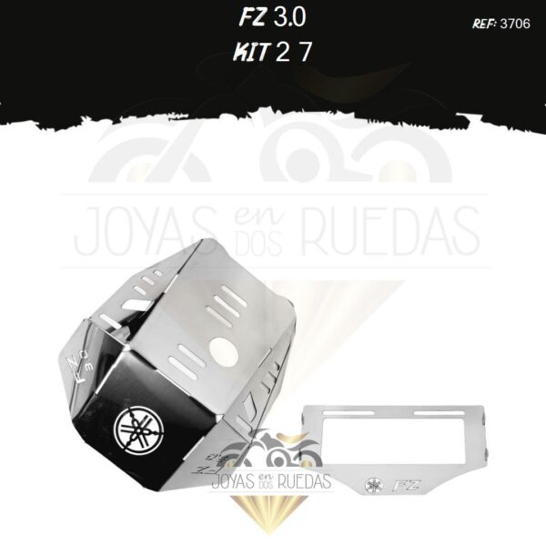 FZ 3.0 kit porta placa pechera quilla