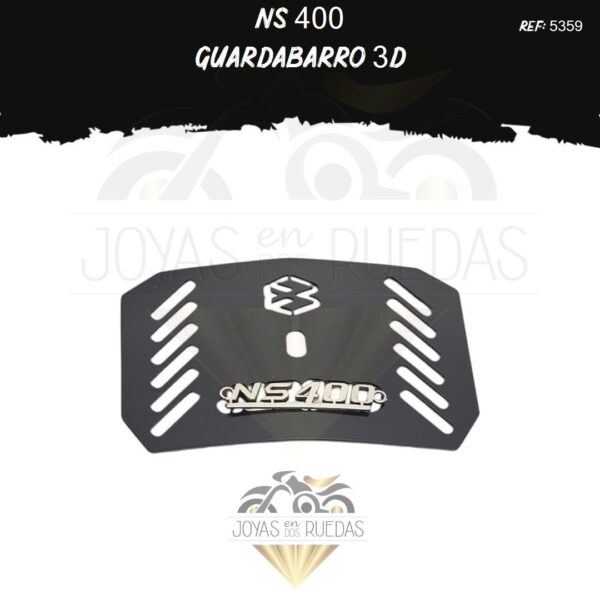 partes NS 400 guardabarro 3d