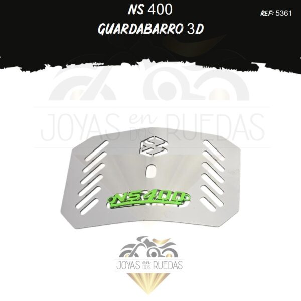 parte NS 400 guardabarro 3d