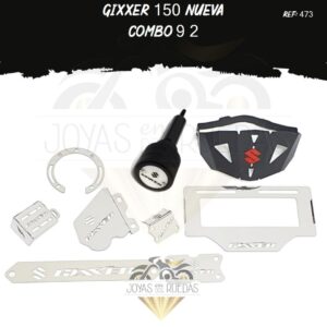 Gixxer 150 nueva kit lujo cupula g lujo tapa tanque