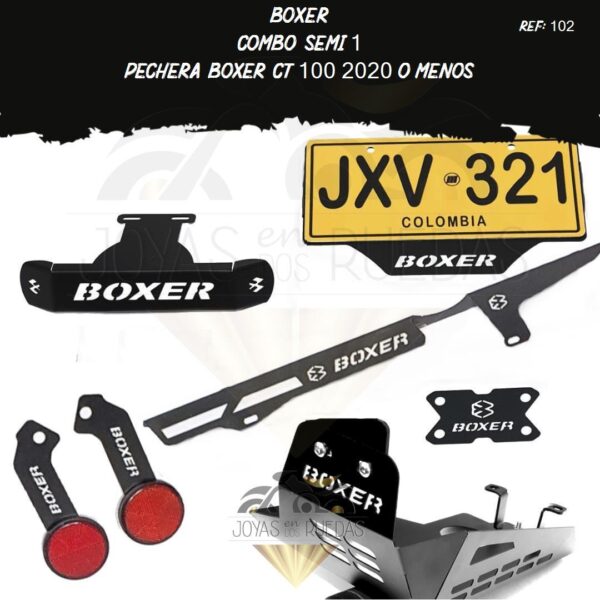 Boxer kit frontal acutrax p guarda cadena tragaluz