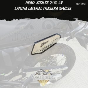 accesorios Hero Xpulse 200 4V lamina lateral trasera xpulse