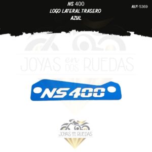NS 400 lujos Logo lateral trasero
