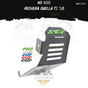 partes NS 400 pechera quilla 3D