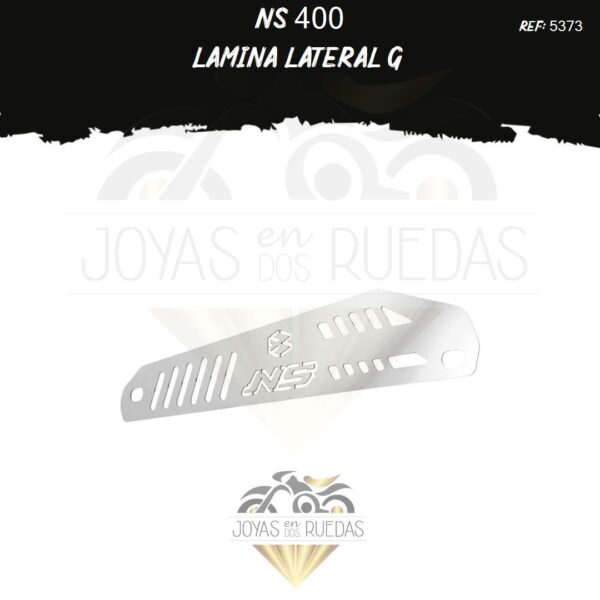 moto NS 400 lamina lateral g