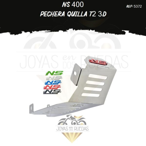 motos NS 400 pechera quilla 3D