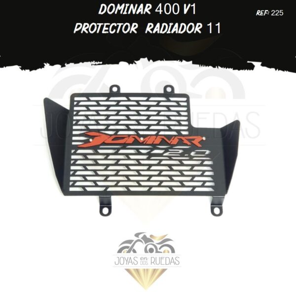 pieza Dominar 400 v1 protector radiador